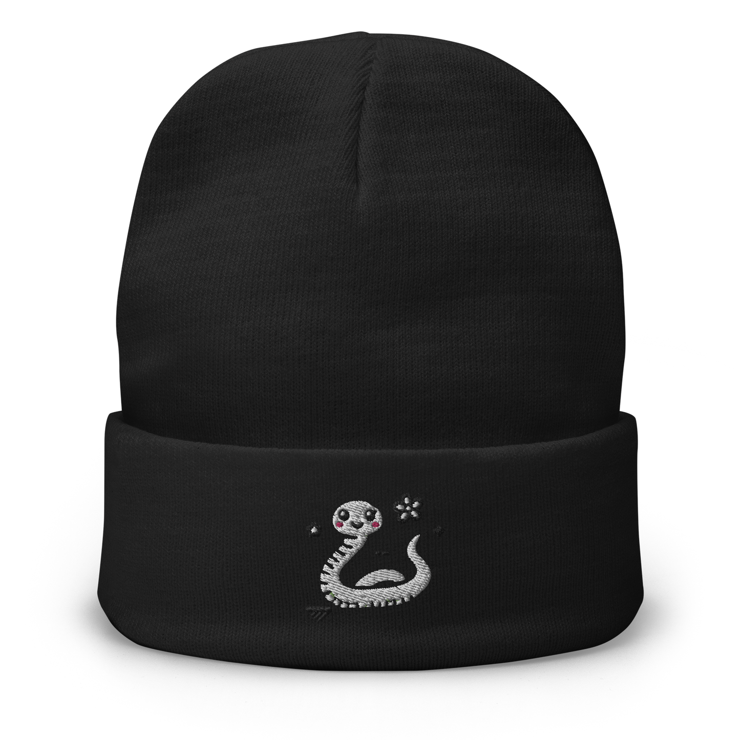 Embroidered Beanie_Humorous Snake