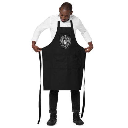 Organic cotton apron_Black, Navy