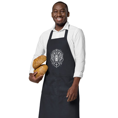 Organic cotton apron_Black, Navy