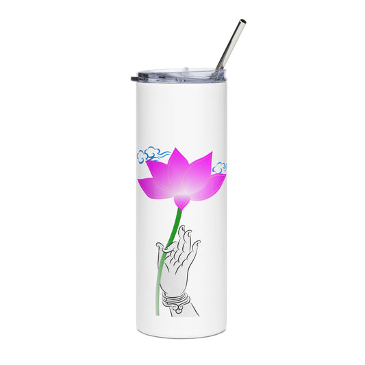 Stainless steel tumbler_The Flower Sermon