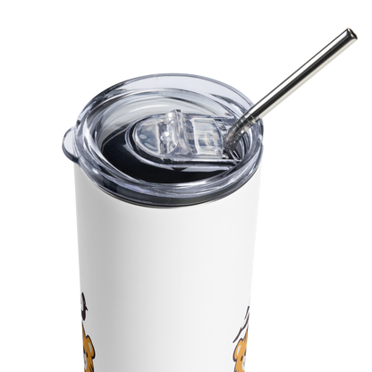 Stainless steel tumbler_Cute Tiger