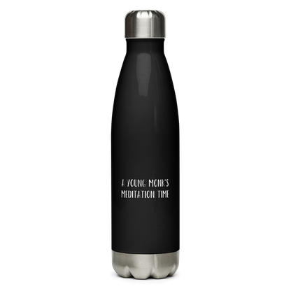 Stainless steel water bottle_A young monk