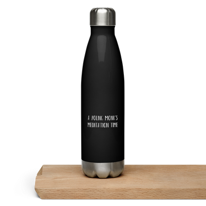 Stainless steel water bottle_A young monk