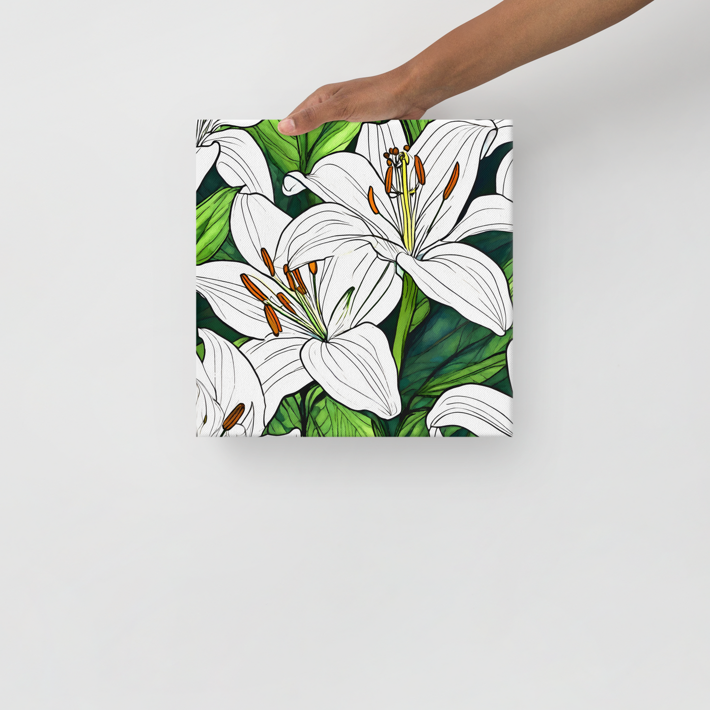 Thin canvas_White Lily