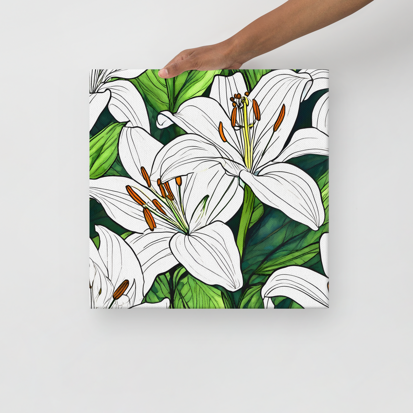 Thin canvas_White Lily