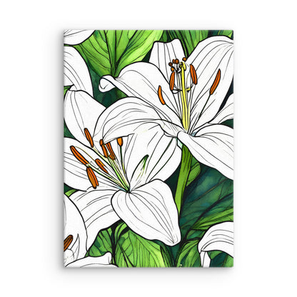 Thin canvas_White Lily