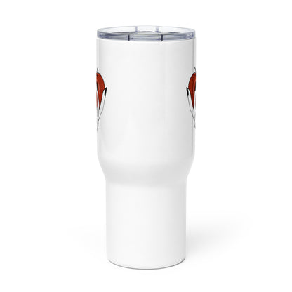 Travel mug with a handle_Red Apple