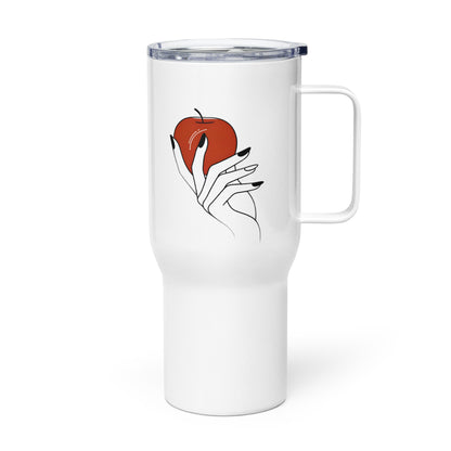 Travel mug with a handle_Red Apple