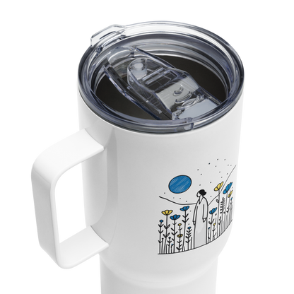 Travel mug with a handle_Longing