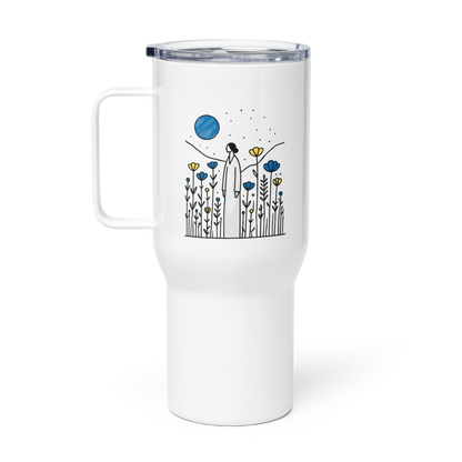 Travel mug with a handle_Longing