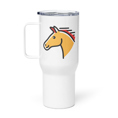 Travel mug with a handle-2026: Year of the Horse