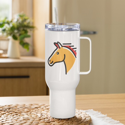 Travel mug with a handle-2026: Year of the Horse