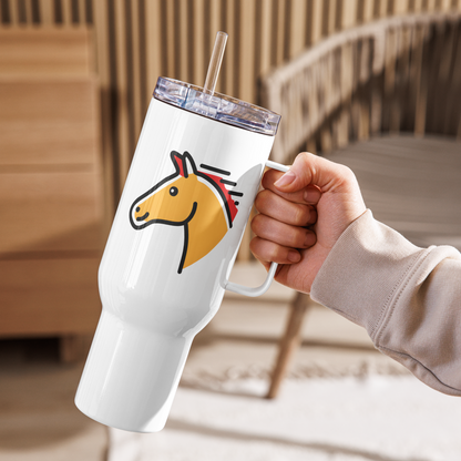 Travel mug with a handle-2026: Year of the Horse