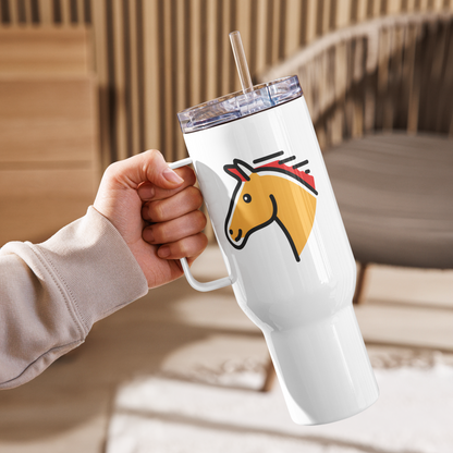 Travel mug with a handle-2026: Year of the Horse