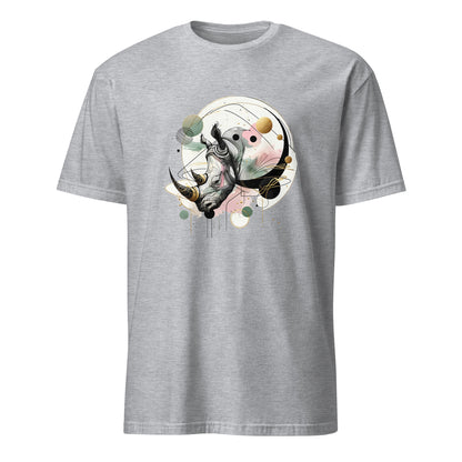 Short-Sleeve Unisex T-Shirt_Go alone like a rhinoceros