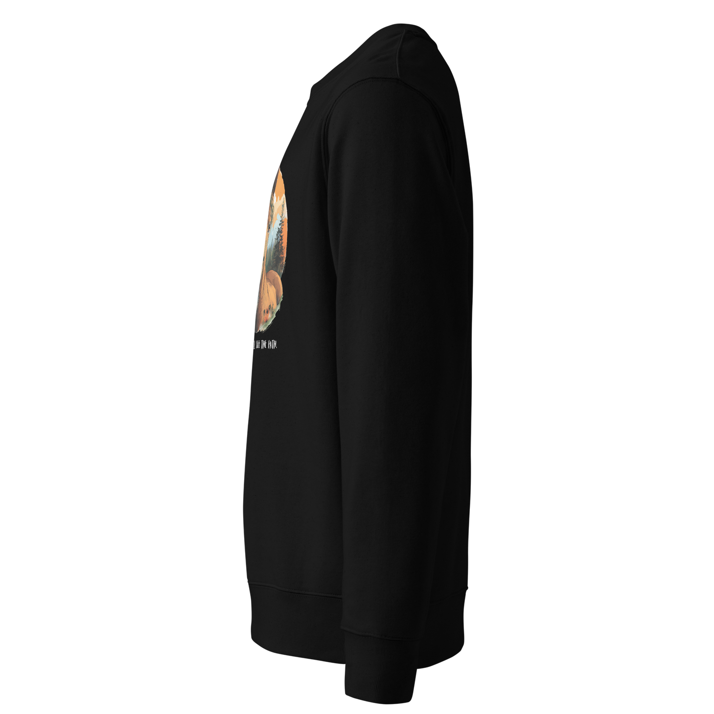 Unisex eco sweatshirt_Red Horse