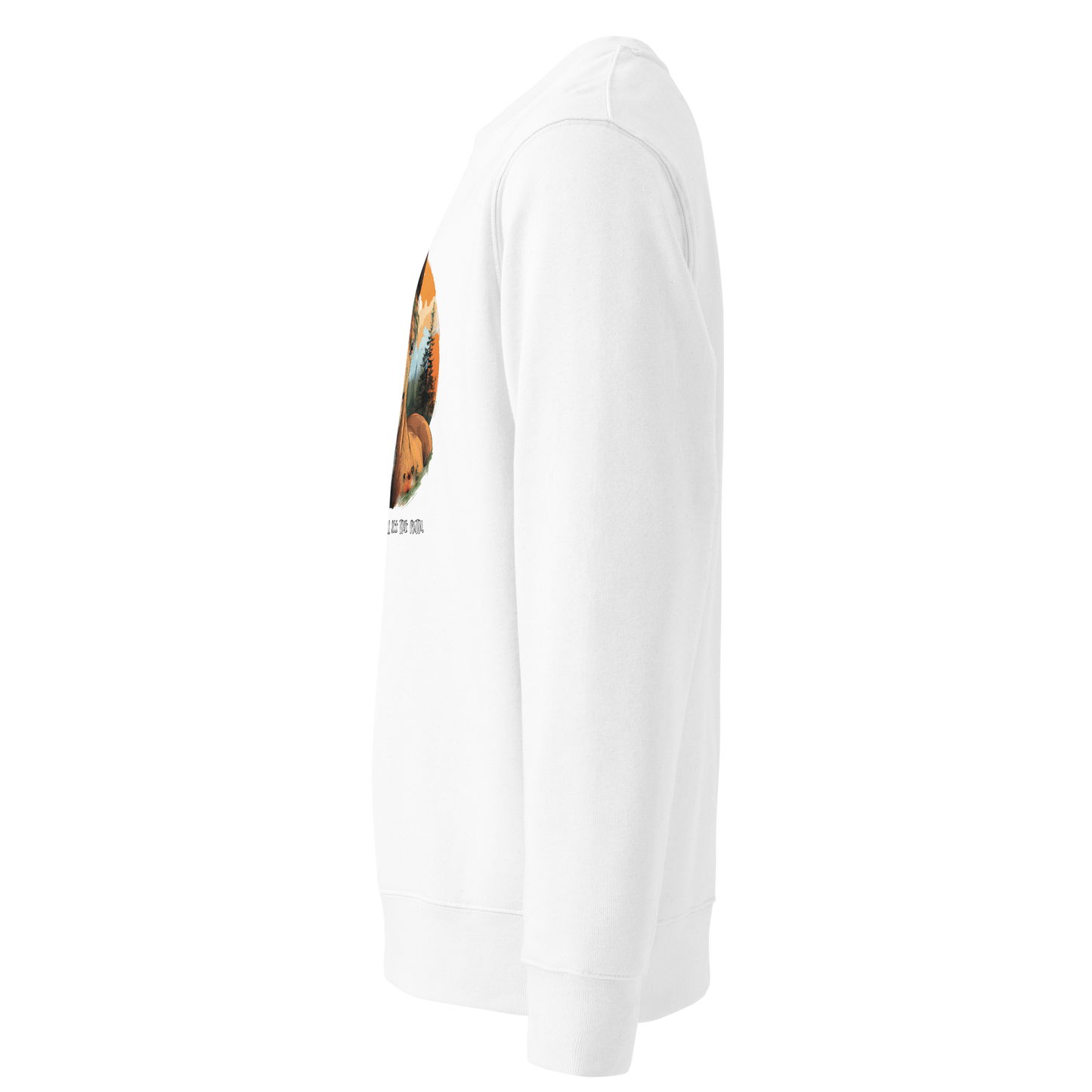 Unisex eco sweatshirt_Red Horse