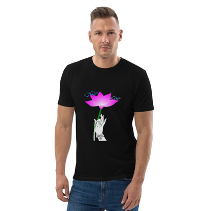 Unisex organic cotton t-shirt_The Flower Sermon