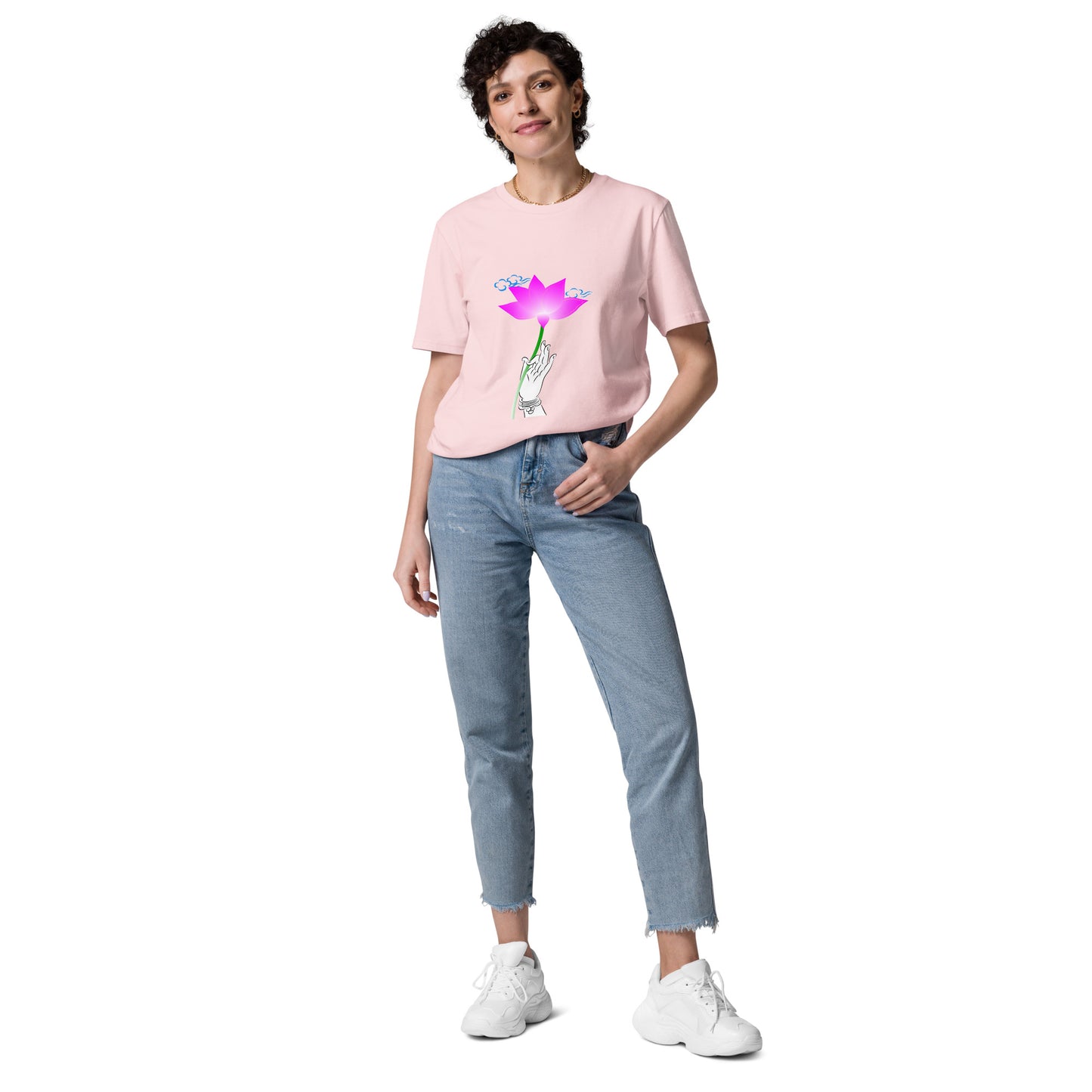 Unisex organic cotton t-shirt_The Flower Sermon