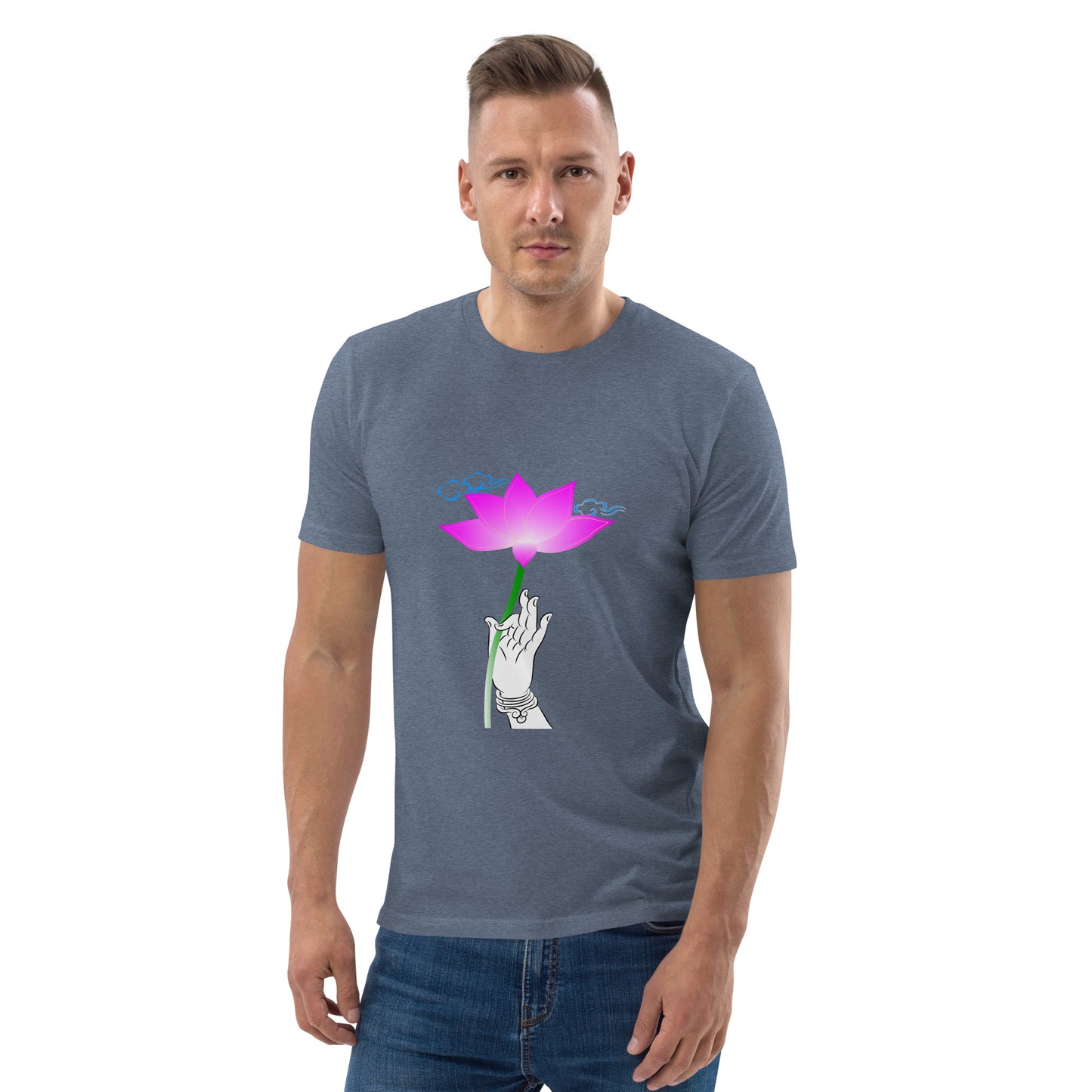 Unisex organic cotton t-shirt_The Flower Sermon