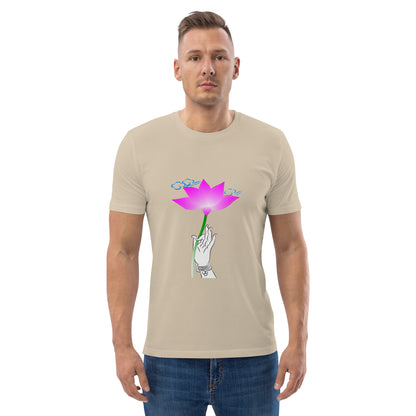 Unisex organic cotton t-shirt_The Flower Sermon