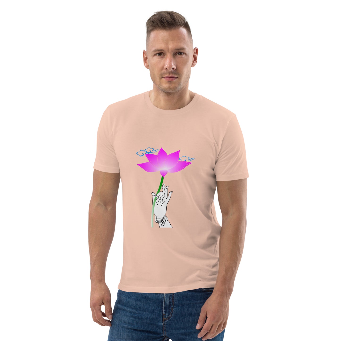 Unisex organic cotton t-shirt_The Flower Sermon