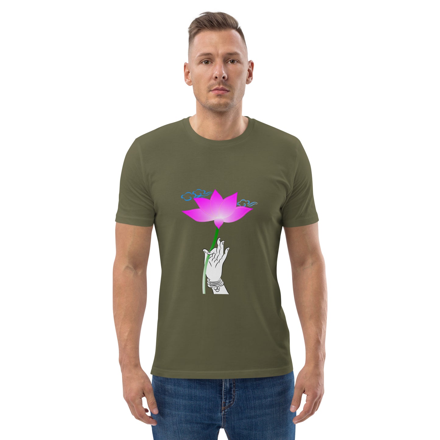 Unisex organic cotton t-shirt_The Flower Sermon