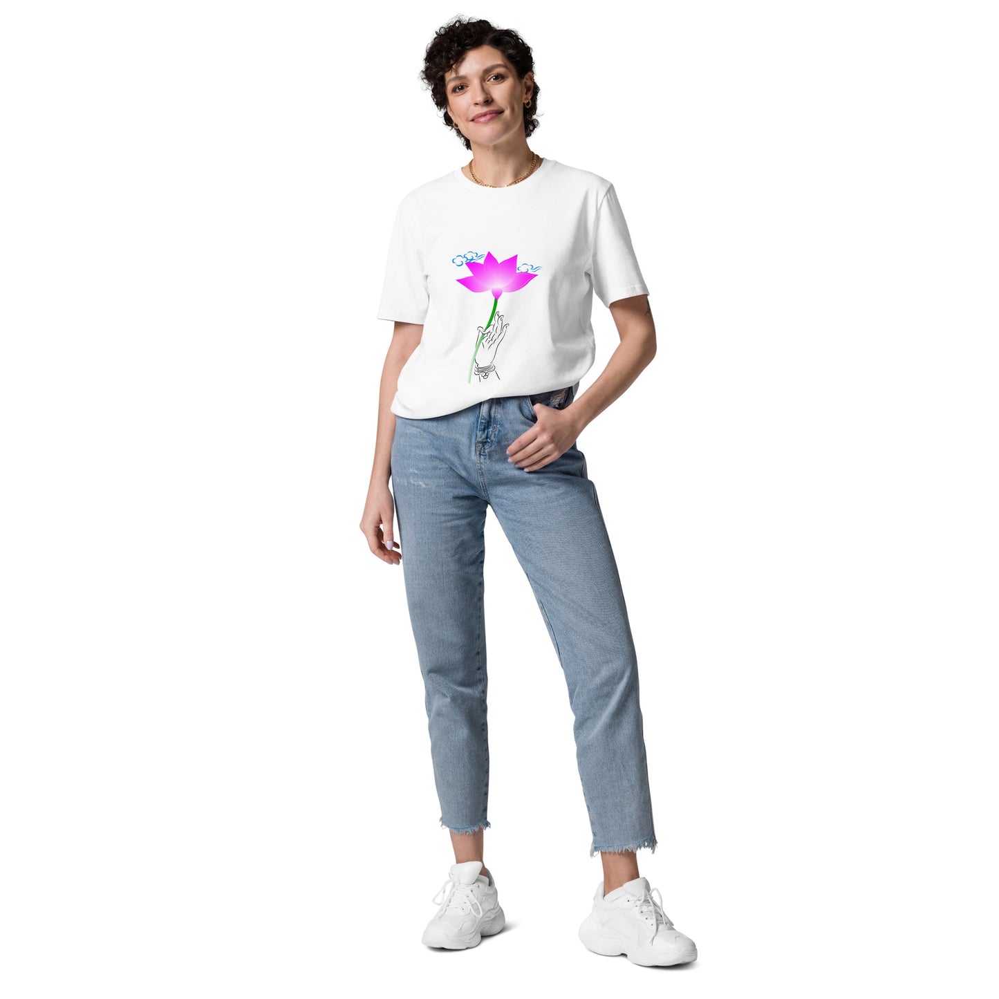 Unisex organic cotton t-shirt_The Flower Sermon