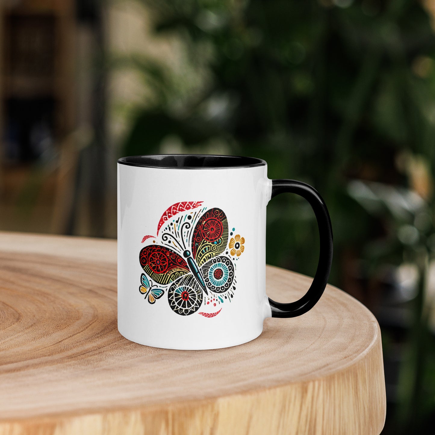 Mug with Color Inside_Butterfly