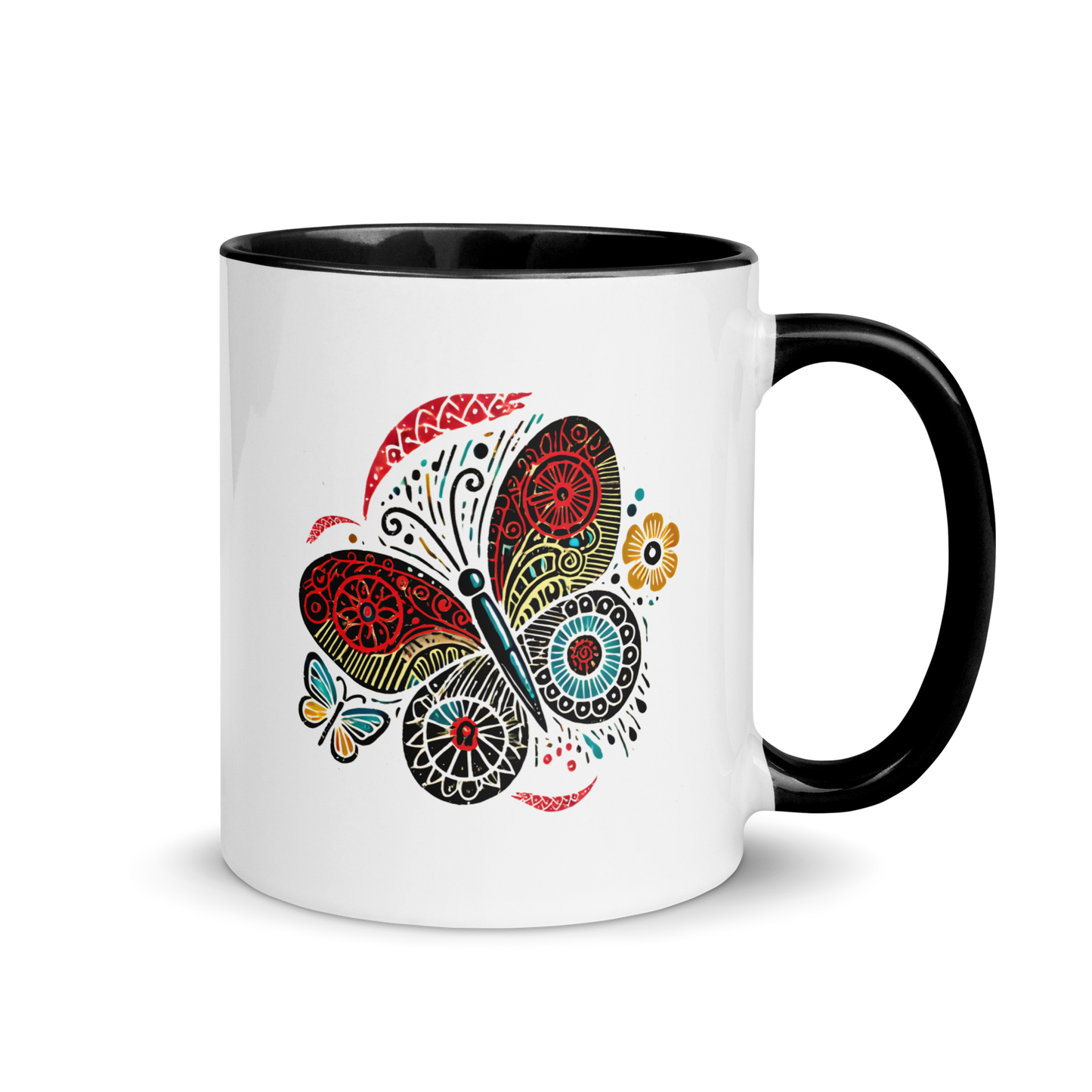 Mug with Color Inside_Butterfly