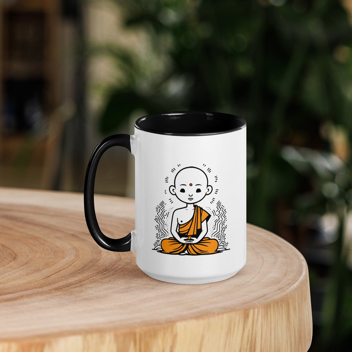 Mug with Color Inside_A young monk