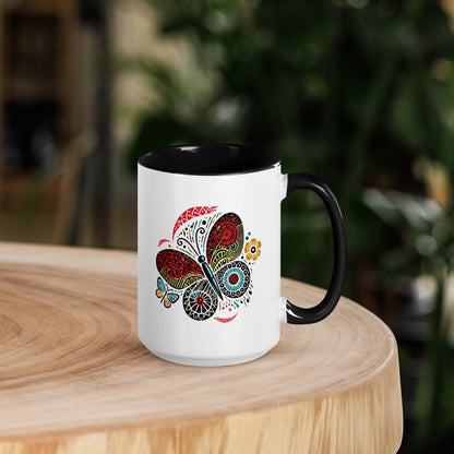 Mug with Color Inside_Butterfly