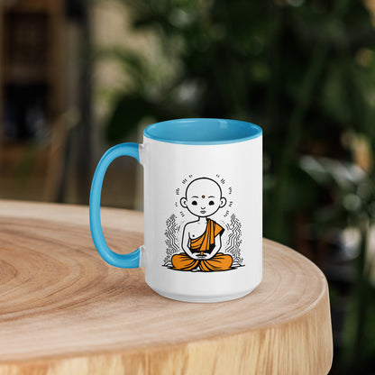 Mug with Color Inside_A young monk