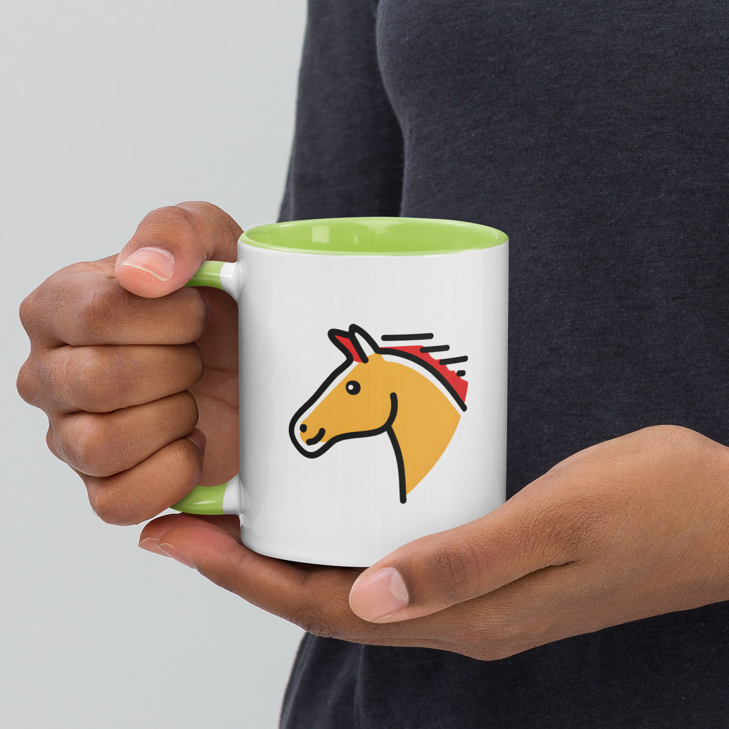 Mug with Color Inside-2026: Year of the Horse