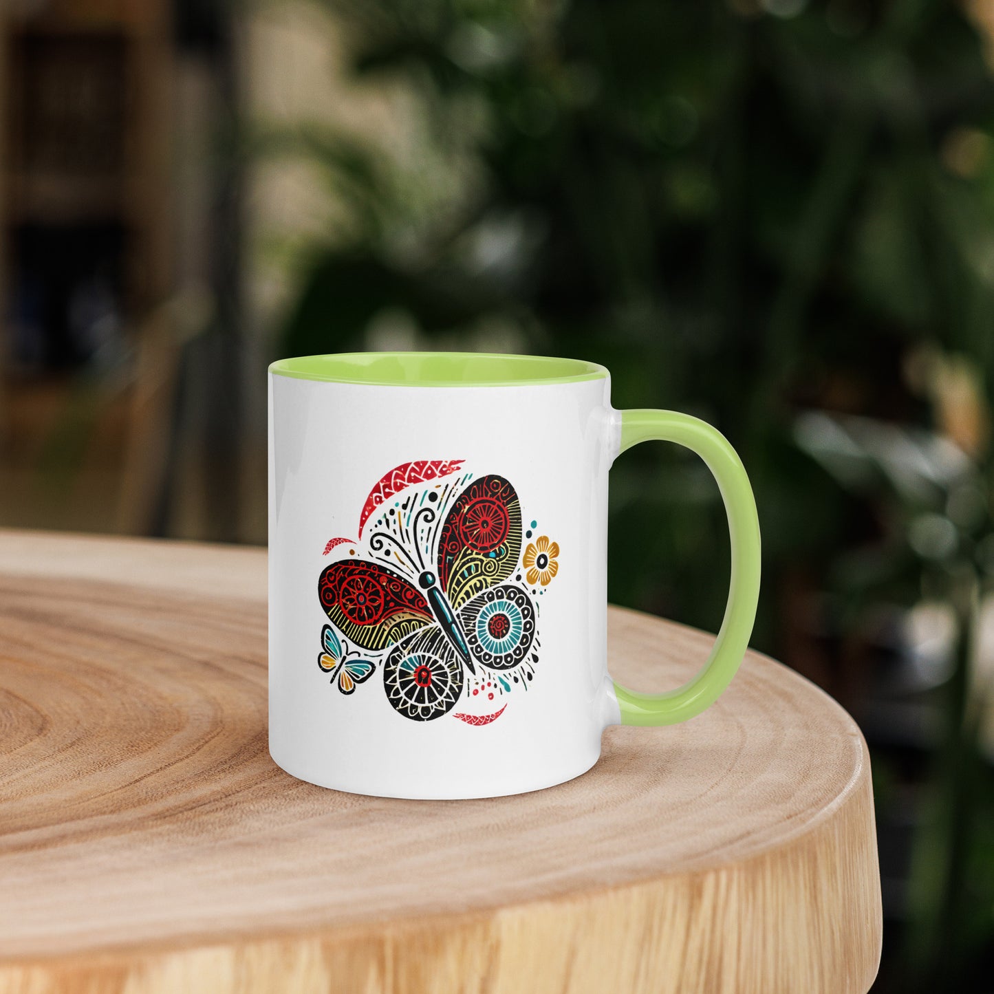 Mug with Color Inside_Butterfly