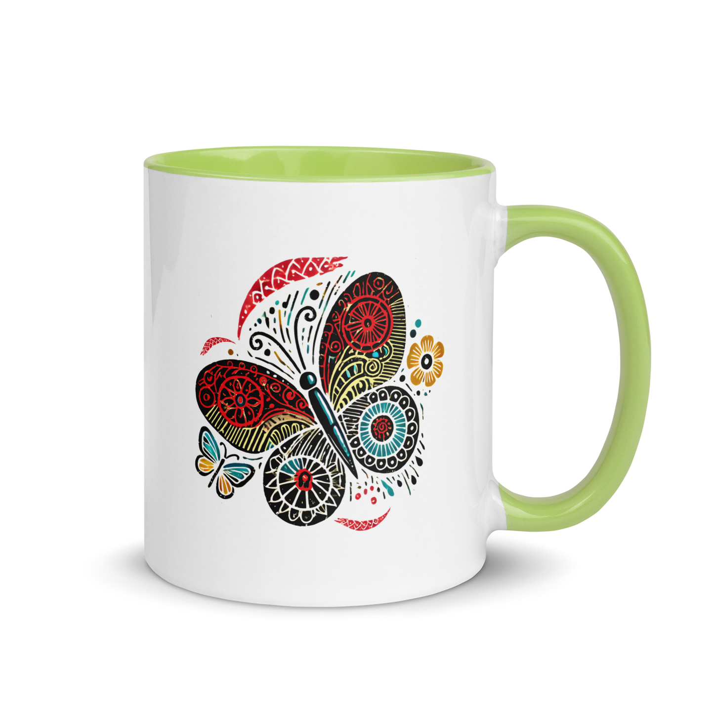 Mug with Color Inside_Butterfly