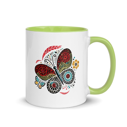 Mug with Color Inside_Butterfly