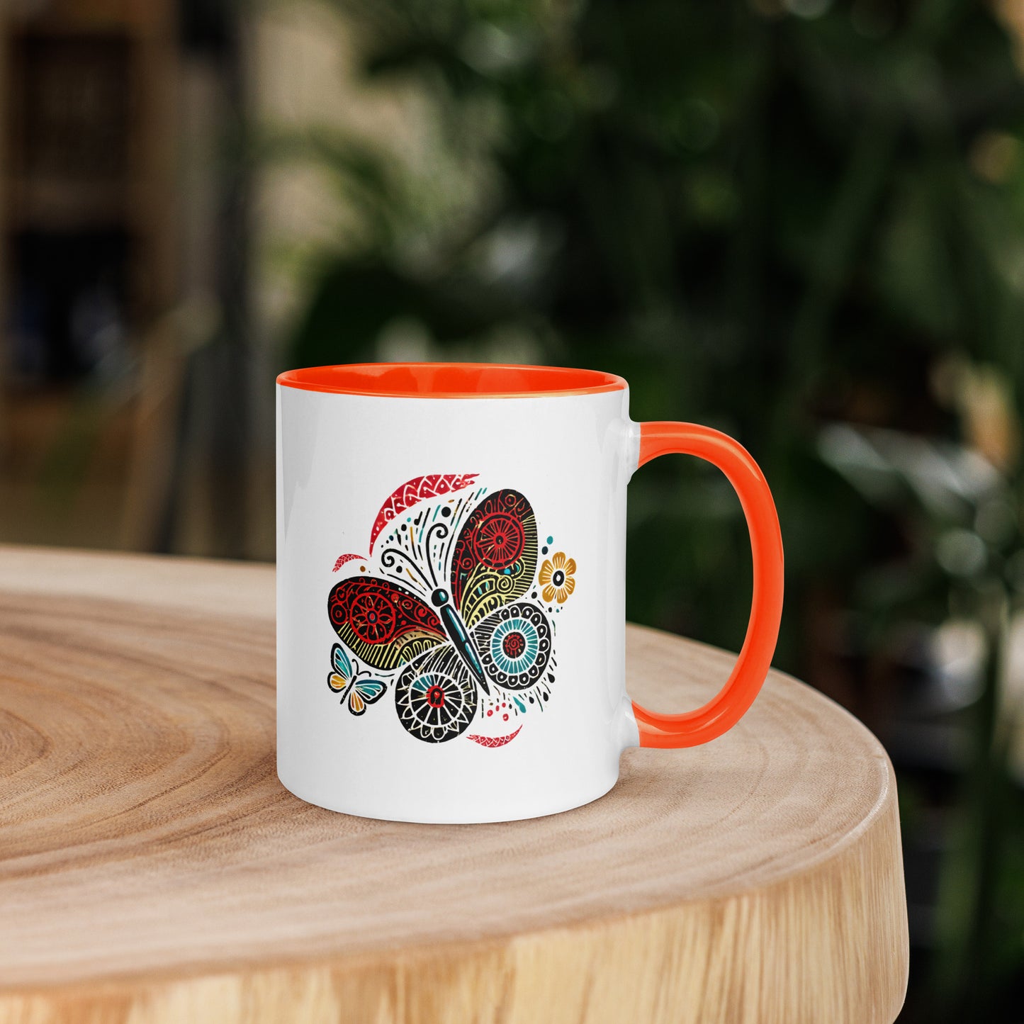 Mug with Color Inside_Butterfly