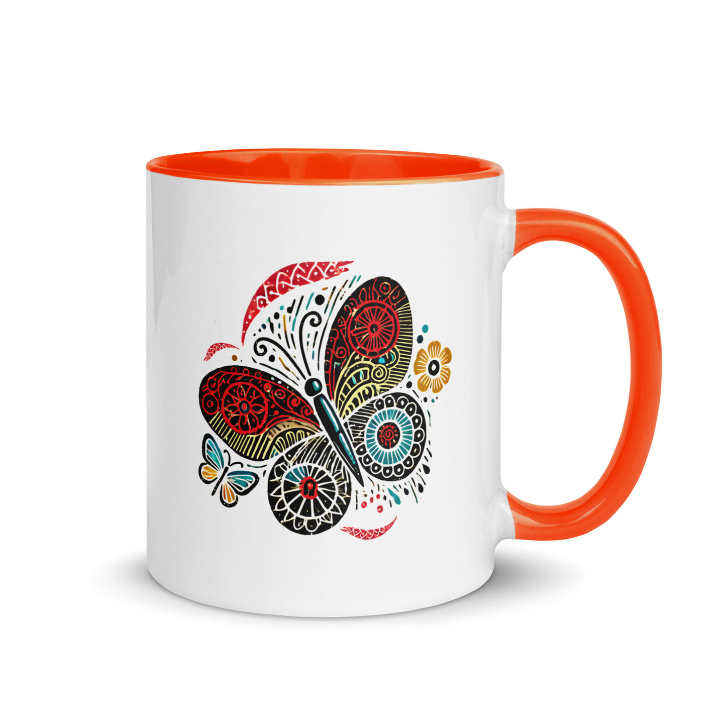 Mug with Color Inside_Butterfly