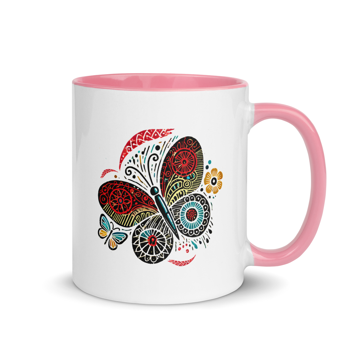 Mug with Color Inside_Butterfly