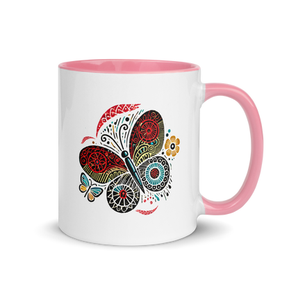 Mug with Color Inside_Butterfly