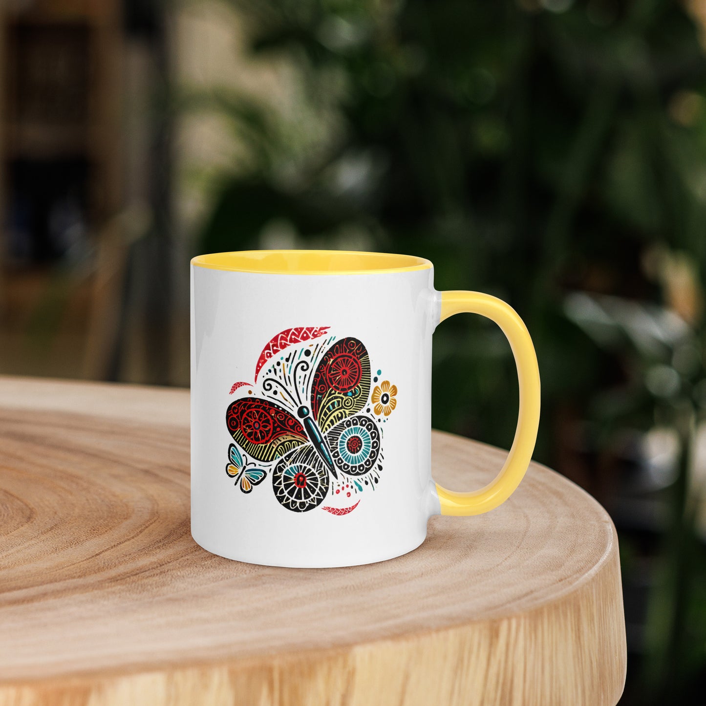 Mug with Color Inside_Butterfly