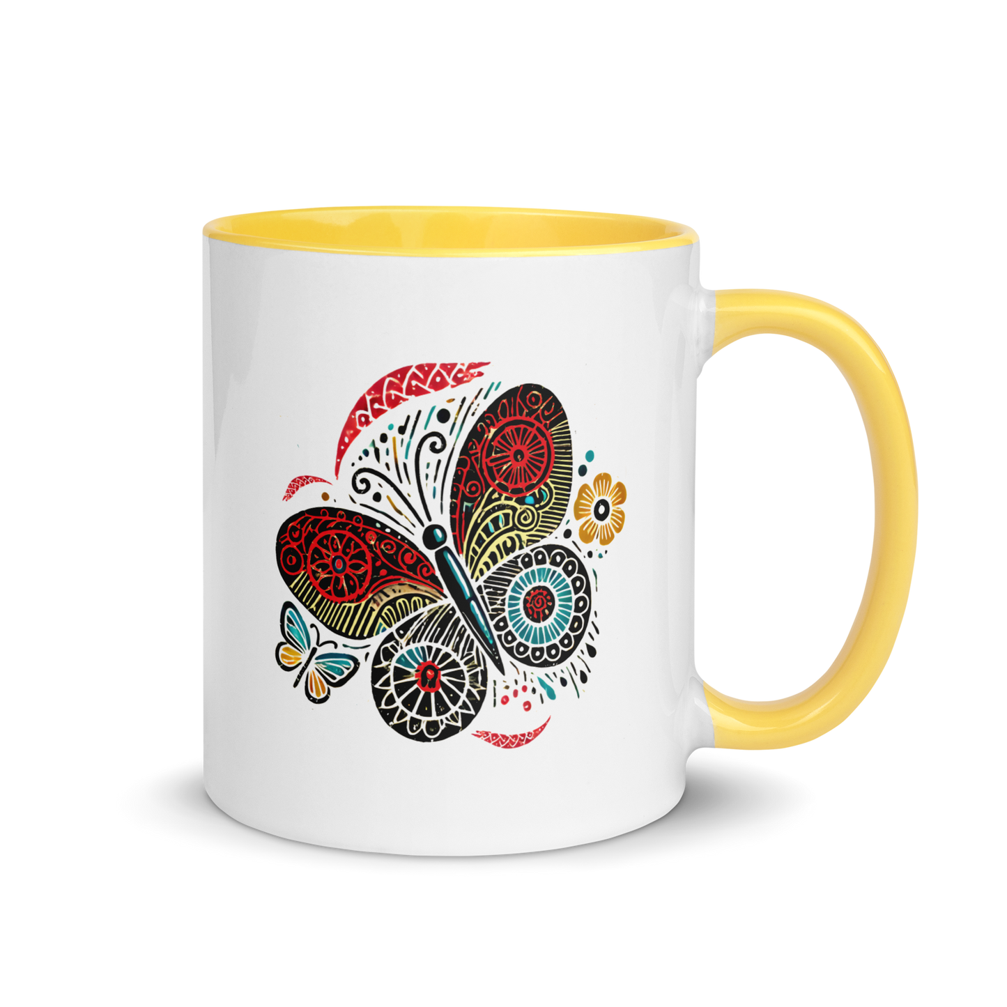 Mug with Color Inside_Butterfly