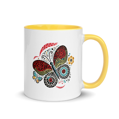 Mug with Color Inside_Butterfly