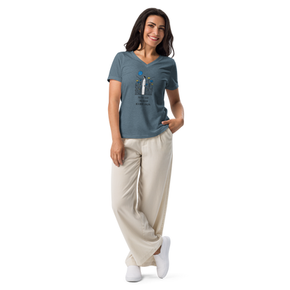 Women’s relaxed v-neck t-shirt_Longing