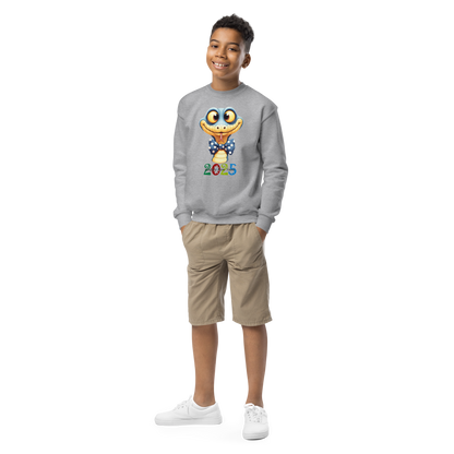 Youth crewneck sweatshirt_Happy New Year, Snake